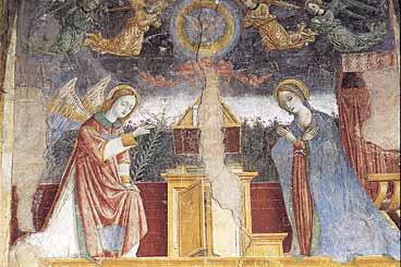 Annunciazione dell'abside - capolavoro della Pieve